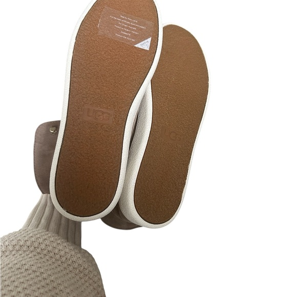 UGG Women's Beige Suede High-Top Sneakers - Picture 6 of 6